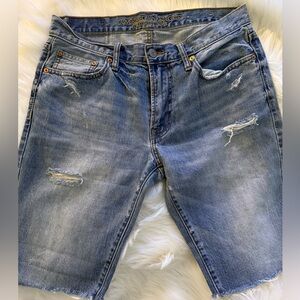 American Eagle Outfitters Light Blue Jean Shorts